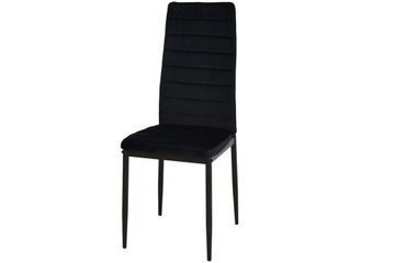 Стол кухонный 80х120/160 CRAFT 6 стульев BLACK