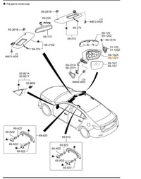 фото thumb №5, Корпус дзеркало лівого оригінальний номер mazda 6 gj gjs169181g