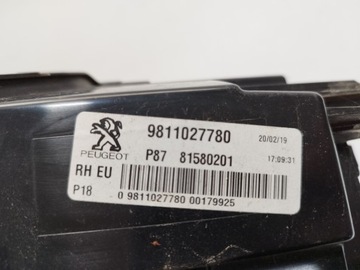 фото thumb №6, Peugeot 5008 ii лампа правая зад w крышка багажника 9811027780