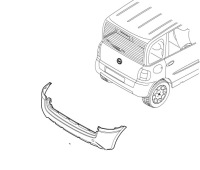 фото thumb №1, Бампер задний fiat multipla 04-10 oryg 735388724