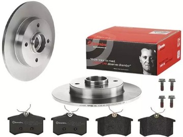 фото thumb №2, Brembo диски+ тормозные колодки зад peugeot 208 i 249mm