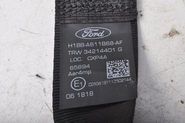 фото thumb №6, Ford fiesta mk8 pas безопасности правые зад задний h1bb-a611b68-af