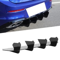 фото thumb №5, Чёрный блестящий do диффузор заднего бампера