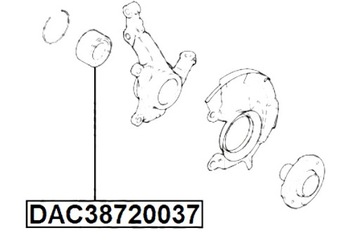 фото thumb №3, Подшипник ступицы передние febest