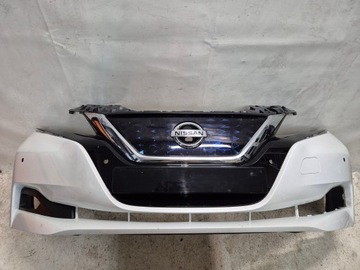 фото thumb №1, Nissan leaf ii 2 бампер переднее перед решётка решётка радиатора