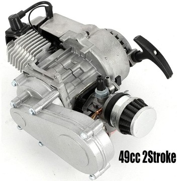 SILNIK POCKET BIKE MINI QUAD ŚCIGACZ DIRT KOMPLETNY ZESTAW 49cc