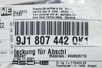 фото thumb №7, Porsche taycan защита фаркопа буксировочный заднего бампера нижняя nowa ory