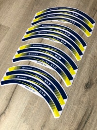 HUSQVARNA TE FE толстые наклейки на обод 21 18-19 CUBAMOTO