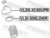 фото thumb №3, Подушка амортизатора задняя vlss-xc90upr febest