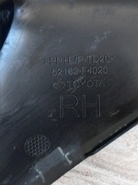 фото thumb №10, Решётка заглушка бампера правый задняя toyota c-hr