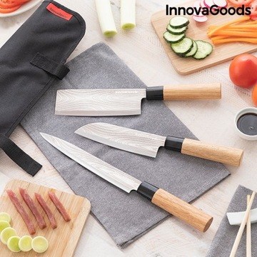 Набор японских ножей InnovaGoods с чехлом