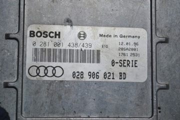 фото thumb №7, Комп'ютер двигуна audi a4 b5 1.9 tdi 028906021bd