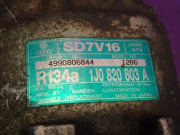 фото thumb №7, Vw golf iv 1.9 tdi компресор компресор кондиціонера 1j0820803a