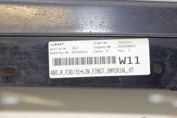 фото thumb №12, Bmw f30 f31 планка накладка пороговая правая a89 синий