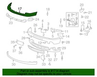 фото thumb №7, Gmc sierra 1500 denali 07-13r молдинг верхний передний бампера