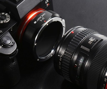 Adapter K&F PRO do SONY E NEX na Canon EF EF-S