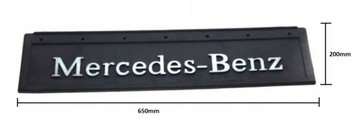 Брызговик, фартук, чехол, 650х200, надпись MERCEDES