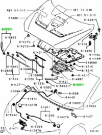 фото thumb №7, Уплотнитель, bok капота mitsubishi asx lancer oem номер 5902a030
