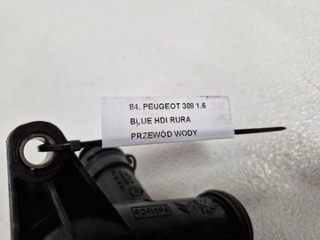 фото thumb №6, Peugeot 308 2 ii t9 1.6 синий hdi шланг трубка шланг воды 1122502 1122501