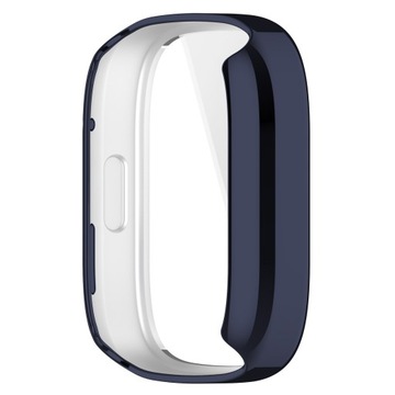 ETUI OBUDOWA 2W1 Z OSŁONĄ NA EKRAN DO XIAOMI REDMI WATCH 3 - GRANATOWY