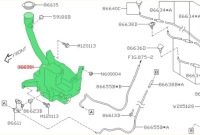 фото thumb №1, Бак омивача subaru legacy outback usa оригінал 2019-