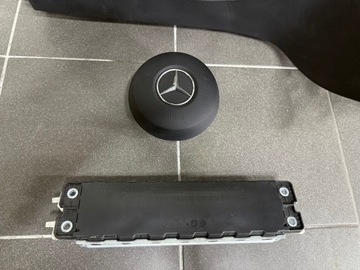 фото thumb №11, Mercedes w205 c-klasa рестайлинг панель консоль подушка безопасности ремни оригинал