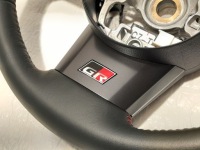 фото thumb №6, Toyota yaris gr iv 4 руль многофункциональная кожа красная nić