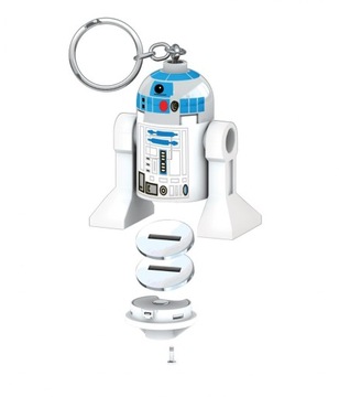 БРЕЛОК С ФОНАРЬЕМ LEGO LGL-KE21H R2D2