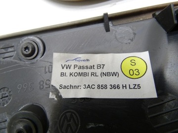 фото thumb №13, Планка dekor обшивка дверь приборов vw passat cc 3c8867420g