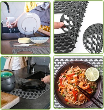 1 шт. коврик для кухонной раковины 11,6*15 дюймов защищает раковину