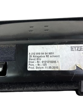 фото thumb №9, Бардачок сиденья правого перед mercedes w212 e-klasa w218 cls a2128100404