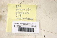 Lt097 opel astra k v ^ ремінь правий задній 39043715 Зі Шроту, фото thumb