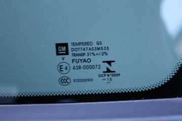 фото thumb №5, Скло прокладка хром лівий зад hb opel astra k v