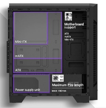 Корпус для ПК ZALMAN S3 ATX Mid Tower, 120-мм вентилятор
