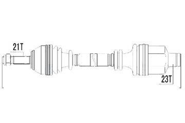 фото thumb №11, Полуось приводная renault clio ii 1.2.1.4.1.6 1.5dci 1.9d 98-05 kangoo