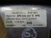 фото thumb №7, Audi a3 8p подлокотник кожа кожаный чёрный soul 8p0864207e