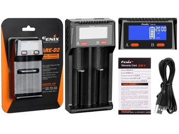 Fenix ​​​​ARE-D2 USB-зарядное устройство Микропроцессор Power Bank 2 канала зарядки