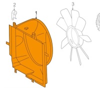 Mercedes benz e w210 fan кожух a2105050455 Цена, фото thumb