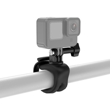 Elastyczny silikonowy uchwyt na kierownice słupek do kamer sportowych GoPro