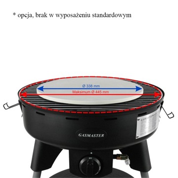 GASMASTER CMG 01L ГАЗОВЫЙ ГРИЛЬ + шланг + переходник