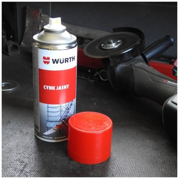WURTH Zinc Bright цинковый спрей для защиты от ржавчины, набор из 3 шт.