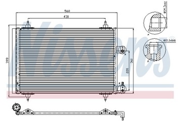 фото thumb №8, Радіаторів кондиціонера конденсатор nissens 94560 []