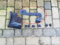 фото thumb №1, Tesla 3 кронштейн напрямна бампера лівий оригінал