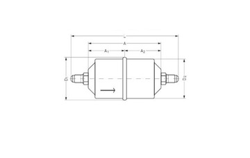 FILTR OSUSZACZ DANFOSS DML083 023Z5040 023Z8040