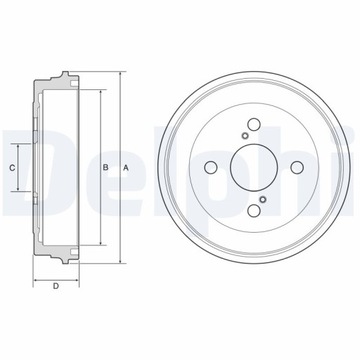 фото thumb №2, Барабан гальмівний delphi bf605