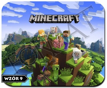 Коврик для мыши MINECRAFT - HD КАЧЕСТВО + НАДПИСЬ!