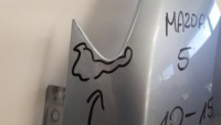 фото thumb №3, Mazda 5 2010 крыло правый перед