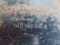 фото thumb №14, Підрамник підрамник перед підрамник vw caddy iii 2.0 tdi 1k0199315a