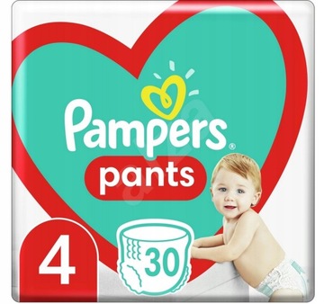 Подгузники Pampers размер 4 30 шт 9-15кг