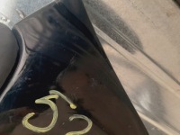 Бампер перед передній peugeot 206 cc кабріолет  колір exyb Оригінал, фото thumb